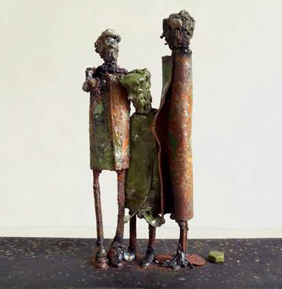 Artist's sculptures in junk & mixed materials by JP Jonsson