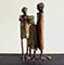 Well-known sculptor Johan P. Jonsson; Buy sculptures online: The Stop, 23x78x9 cm